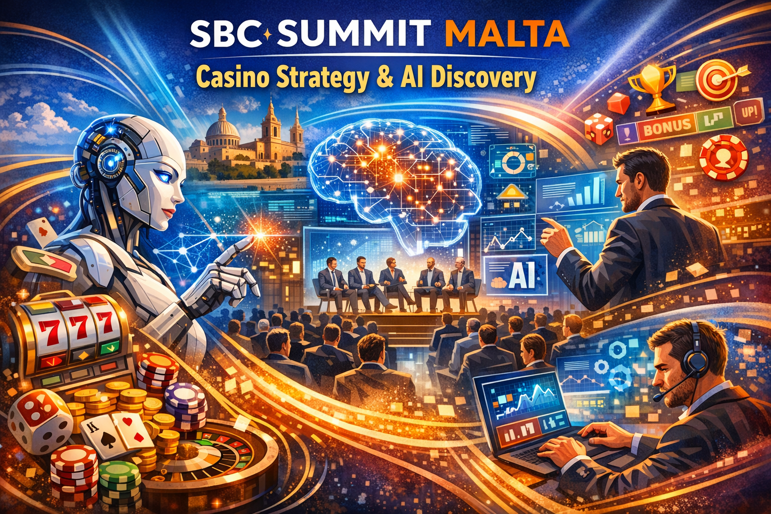 SBC Summit Malta Puts Casino Strategy and AI Discovery at Centre Stage